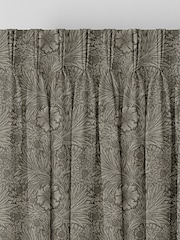 William Morris At Home Iron Grey Marigold Velvet Made to Measure Curtains - Image 6 of 9