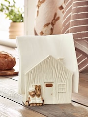 White Bunny and Bear Napkin Holder - Image 1 of 5