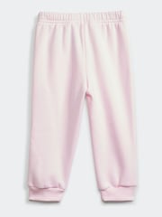 adidas Pink/Yellow Sportswear Essentials Lineage Jogger Set - Image 3 of 6