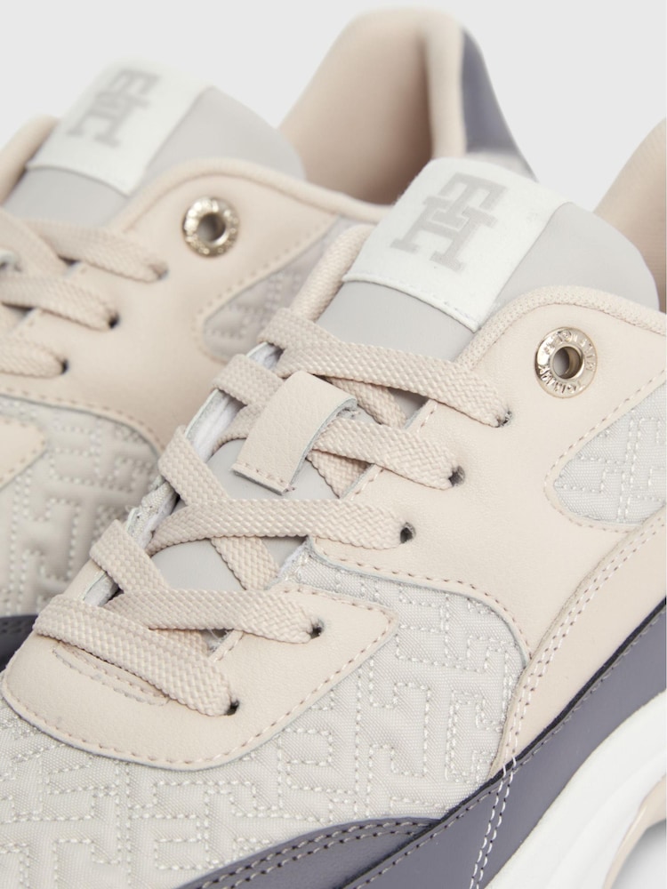 Tommy Hilfiger Grey Chunky Sole Sneakers - Image 4 of 4
