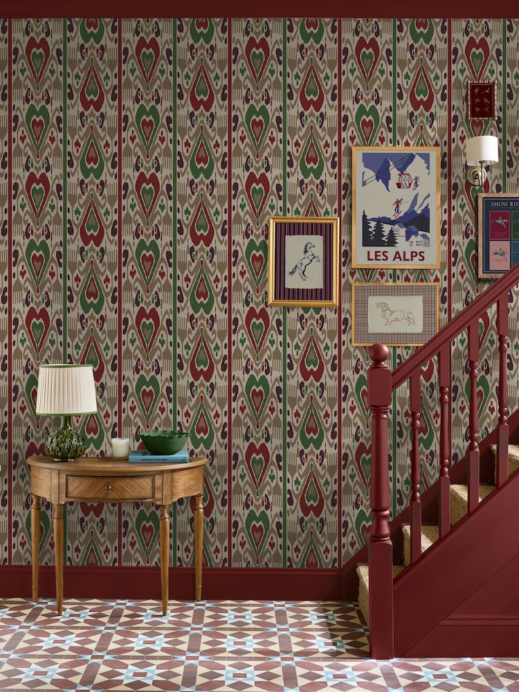 Joules Artisanal Ikat 10M Wallpaper - Image 1 of 4