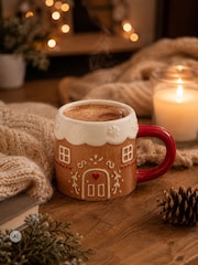 Kimm & Miller House Shaped Mug with Hot Chocolate - Image 2 of 5