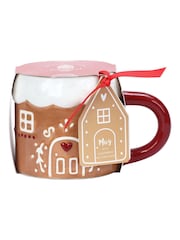 Kimm & Miller House Shaped Mug with Hot Chocolate - Image 4 of 5