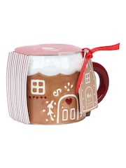 Kimm & Miller House Shaped Mug with Hot Chocolate - Image 5 of 5