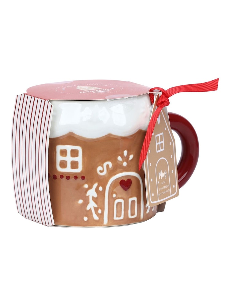 Kimm & Miller House Shaped Mug with Hot Chocolate - Image 5 of 5 Kimm & Miller House Shaped Mug with Hot Chocolate - Image 5 of 5