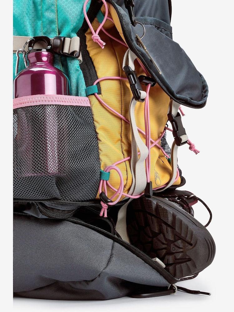 Orange Colourblock Next Active Sports 30L Hiking Bag With Waterproof Cover - Image 8 of 12