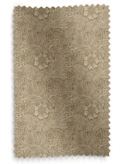 William Morris At Home Natural Marigold Velvet Made to Measure Curtains - Image 9 of 9