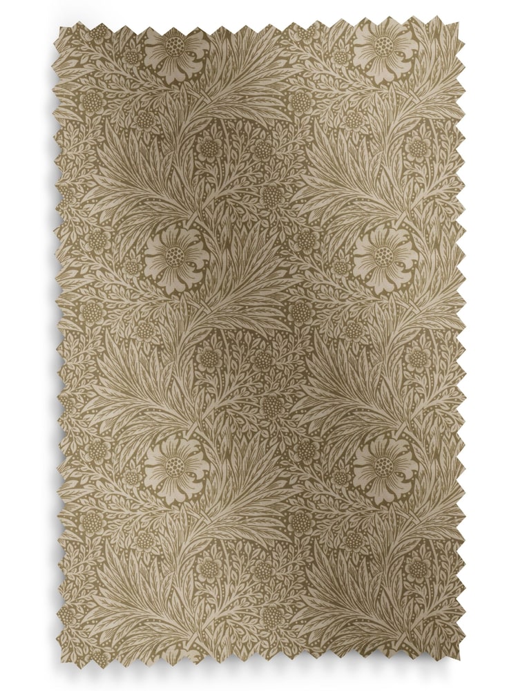 William Morris At Home Natural Marigold Velvet Made to Measure Curtains - Image 9 of 9