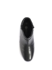 Pavers Black Womens Leather Ladies Ankle Boots - Image 4 of 5