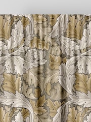 William Morris At Home Flint Grey Acanthus Velvet Made to Measure Curtains - Image 6 of 9