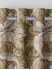 William Morris At Home Flint Grey Acanthus Velvet Made to Measure Curtains - Image 7 of 9