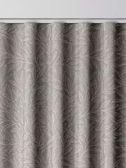 William Morris At Home Iron Grey Willow Woven Made to Measure Curtains - Image 8 of 9