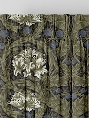 William Morris At Home Green African Marigold Velvet Made to Measure Curtains - Image 6 of 9