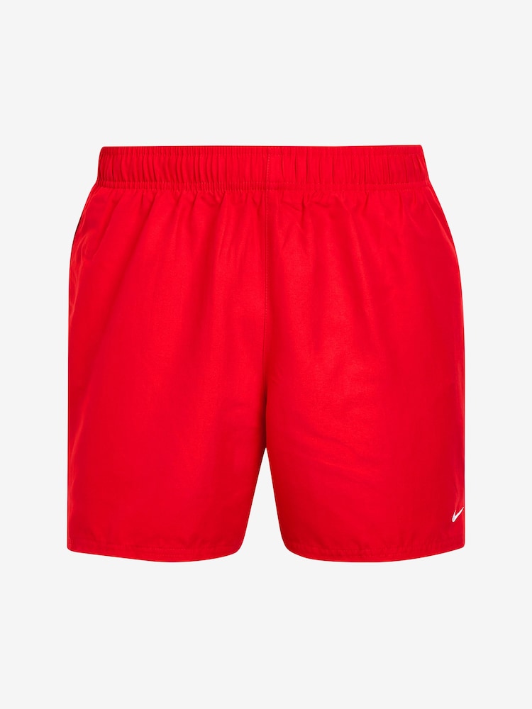 Nike Red 5 Inch Essential Volley Swim Shorts - Image 6 of 6