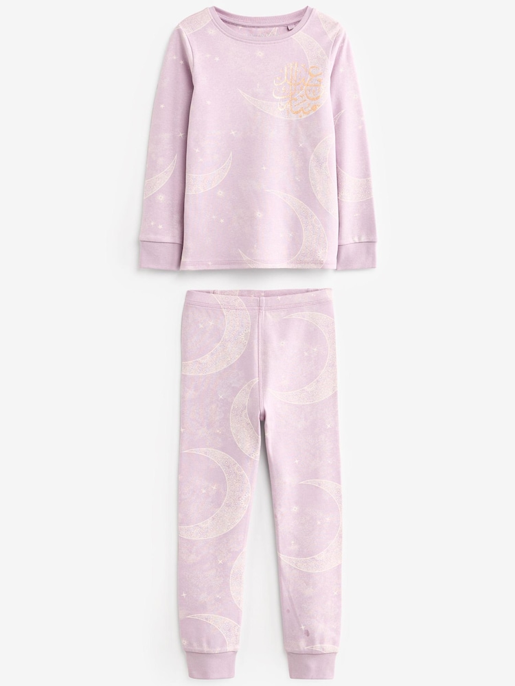Purple Snuggle Eid Pyjamas 1 Pack (9mths-12yrs) - Image 1 of 3