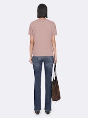 AllSaints Pink Addi T-Shirt - Image 6 of 8