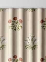 William Morris At Home Natural Lily Flower Embroidery Made to Measure Curtains - Image 8 of 9