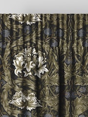 William Morris At Home Green African Marigold Made to Measure 100% Cotton Curtains - Image 6 of 9