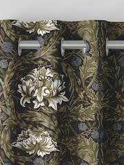 William Morris At Home Green African Marigold Made to Measure 100% Cotton Curtains - Image 8 of 9