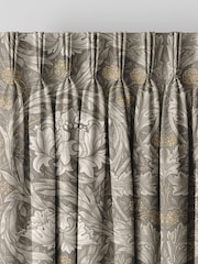William Morris At Home Grey African Marigold Made to Measure 100% Cotton Curtains - Image 5 of 9