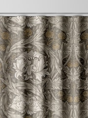 William Morris At Home Grey African Marigold Made to Measure 100% Cotton Curtains - Image 8 of 9