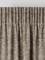 William Morris At Home Natural Strawberry Thief Woven Made to Measure Curtains - Image 6 of 9
