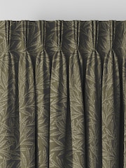 William Morris At Home Sage Green Willow Woven Made to Measure Curtains - Image 5 of 9
