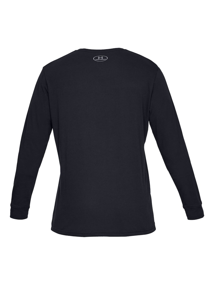Under Armour Black Left Chest Long Sleeve T-Shirt - Image 6 of 6