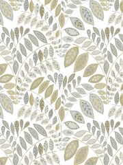 A Street Grey Floral Wallpaper - Image 3 of 3