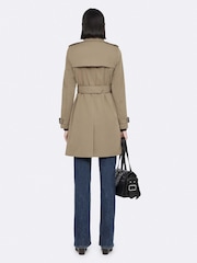 AllSaints Brown Leonard Trench Coat - Image 6 of 8