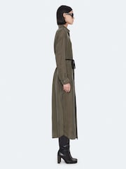 AllSaints Green Yurra Dress - Image 5 of 8