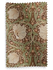 William Morris At Home Brick Orange Pimpernel Made to Measure 100% Cotton Curtains - Image 9 of 9