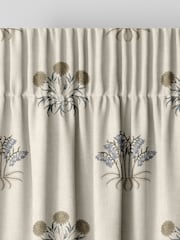 William Morris At Home Natural Lily Flower Embroidery Made to Measure Curtains - Image 6 of 9