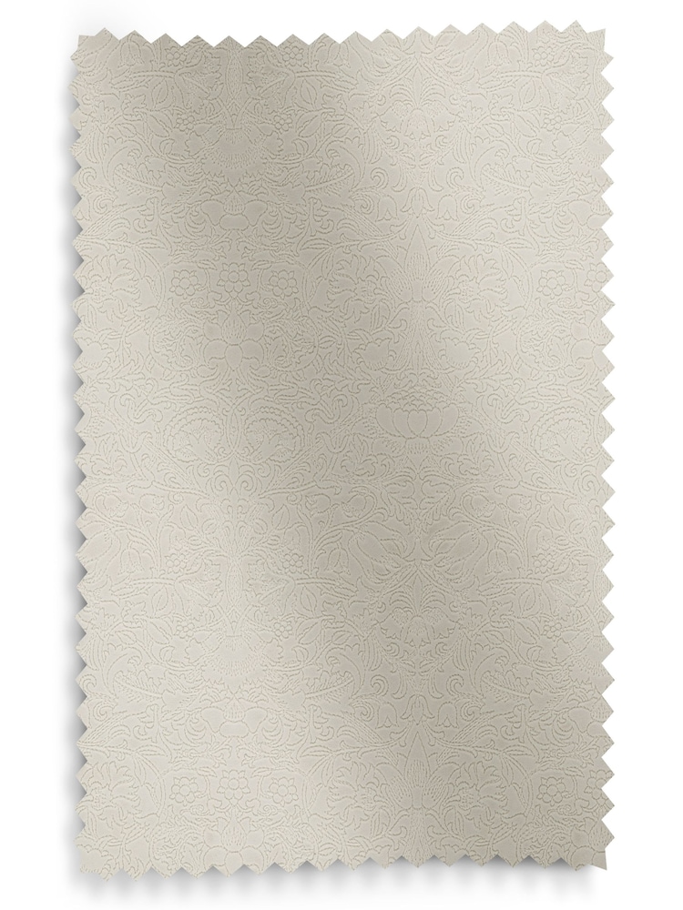 William Morris At Home Chalk Cream Lodden Embroidery Made to Measure Curtains - Image 9 of 9