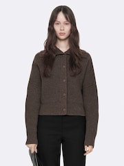 AllSaints Brown Caron Jumper - Image 1 of 8