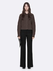 AllSaints Brown Caron Jumper - Image 3 of 8