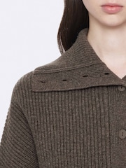 AllSaints Brown Caron Jumper - Image 4 of 8