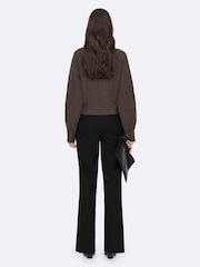 AllSaints Brown Caron Jumper - Image 6 of 8