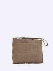 AllSaints Taupe Brown Siloh Mini Pouch - Image 2 of 2