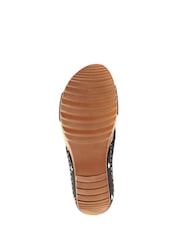 Pavers Heeled Black Mule Sandals - Image 5 of 5