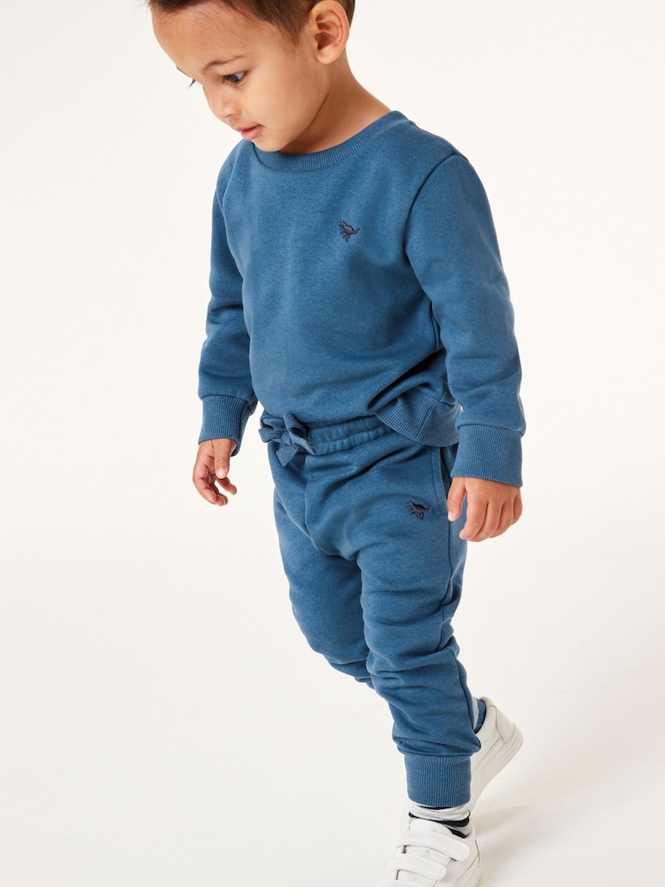 Blue Mid Jersey Sweatshirt And Joggers Set (3mths-7yrs) - Image 1 of 7