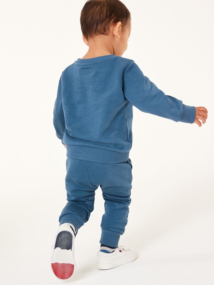 Blue Mid Jersey Sweatshirt And Joggers Set (3mths-7yrs) - Image 2 of 7