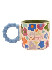 Widdop Blue Mug With Shaped Handle- You Are So Lovely - Image 3 of 7