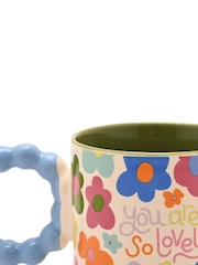 Widdop Blue Mug With Shaped Handle- You Are So Lovely - Image 4 of 7