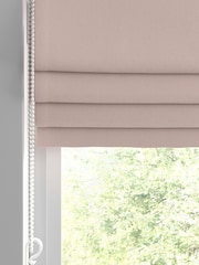 Dusky Pink 100% Cotton Made To Measure Roman Blind - Image 2 of 7