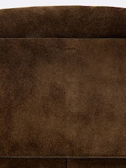 AllSaints Green Joan Suede Satchel Bag - Image 4 of 4