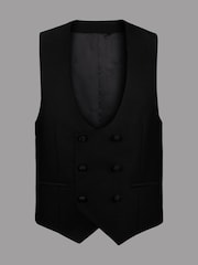 Charles Tyrwhitt telovnik z dvorednim zapenjanjem v stilu večerje  - Slika 2 iz 2