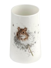 Royal Worcester White Wrendale Small Mouse Vase - Image 3 of 4