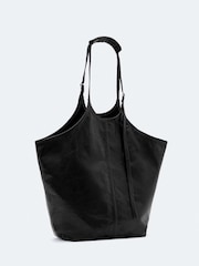 Черный - Сумки-тоут Allsaints Siloh - Изображение 4 4
