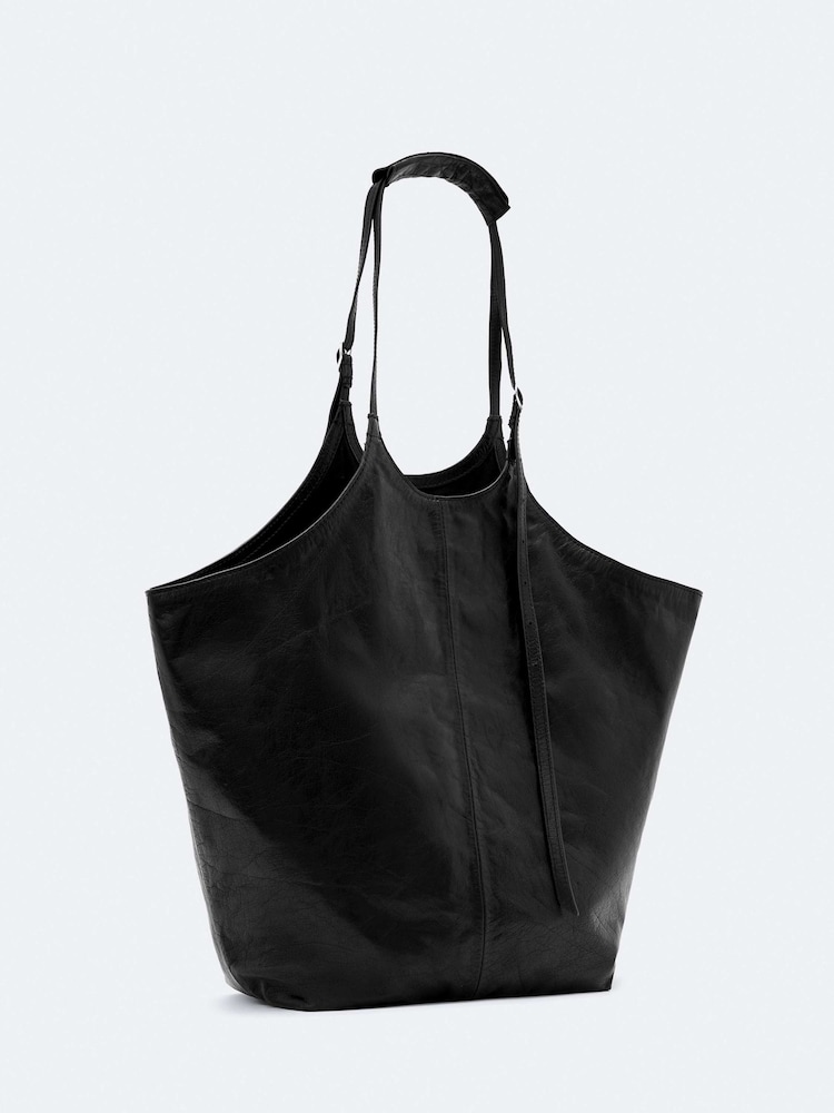 Черный - Сумки-тоут Allsaints Siloh - Изображение 4 4 Черный - Сумки-тоут Allsaints Siloh - Изображение 4 4